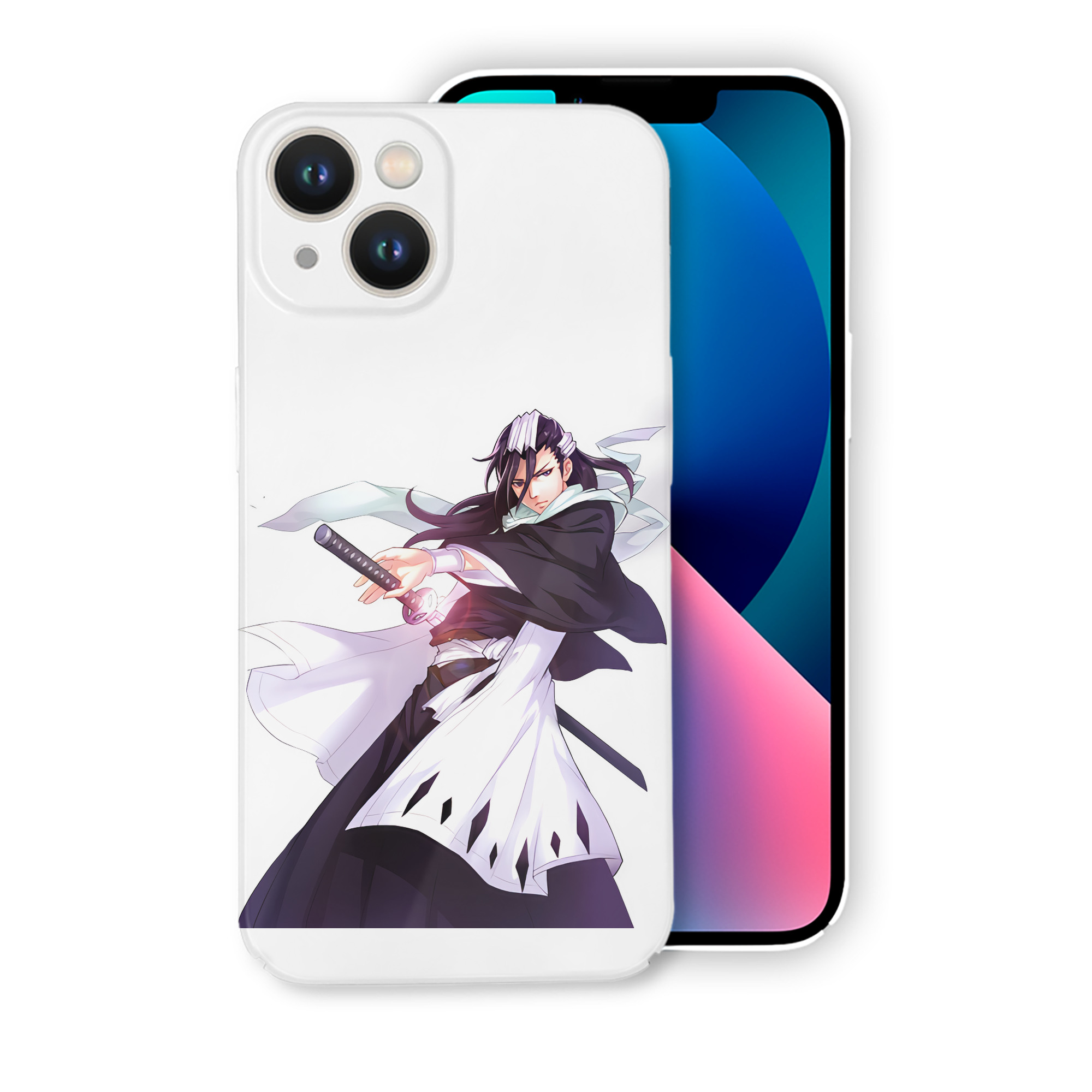 （画像用） ブリーチ くちき びゃくや BLEACH Kuchiki Byakuya 【iPhone 14シリーズ対応】ハードケース